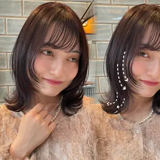 ショート カラー ボブ/縮毛矯正/レイ ヤー♡Natsukiのヘアスタイル