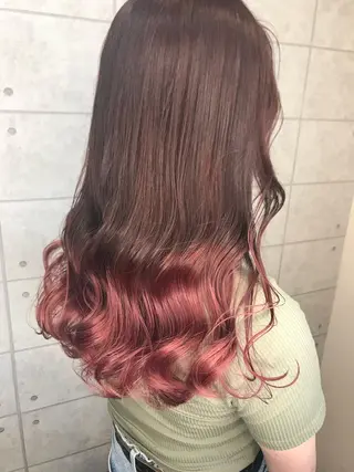 ロング カラー knock【ノック】所属・烏丸韓国ヘア🇰🇷 ayaka🎀のヘアスタイル