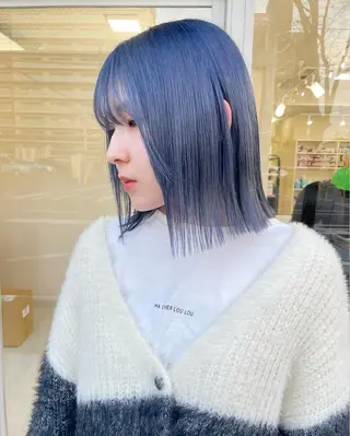 セミロング カラー mir所属・柿沼 未夢のヘアスタイル