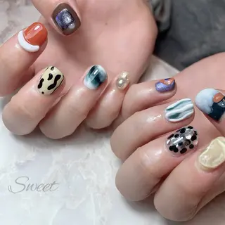 ネイル sweet 仲野陽子のネイルデザイン