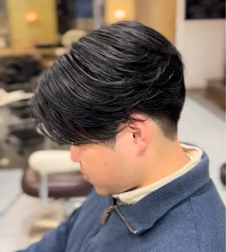 パーマ メンズ ダウンパーマ特化💎 ボブ・レイヤーりなのヘアスタイル