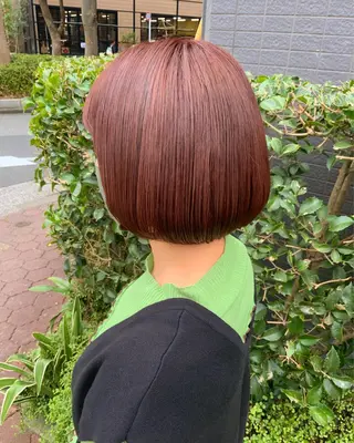 ミディアム 韓国風ヘア♡ runaのヘアスタイル