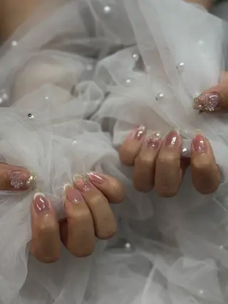 ネイル 三本 綾奈のネイルデザイン