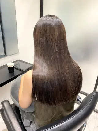 セミロング カラー ヘアアレンジ 髪質改善絹髪質感TR レイヤーカット/熊澤のヘアスタイル