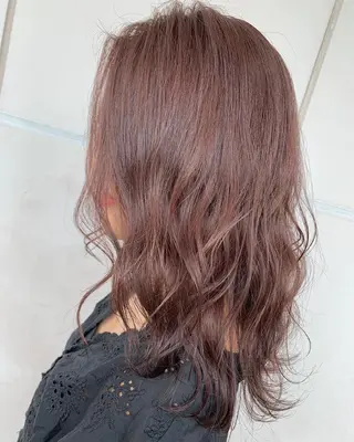 セミロング カラー 髪質改善will hairdesignのヘアスタイル