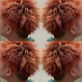 ショート カラー メンズ エンターテイナー🔥 星野　甲斐のヘアスタイル