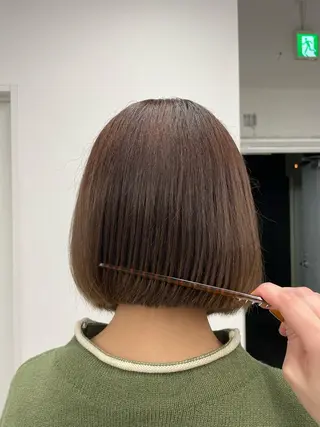 ショート 愛結 暖色カラー🎀🩰のヘアスタイル