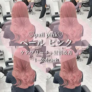 ロング カラー ハイトーン/ダブルカ ラー/RINKA🎀のヘアスタイル