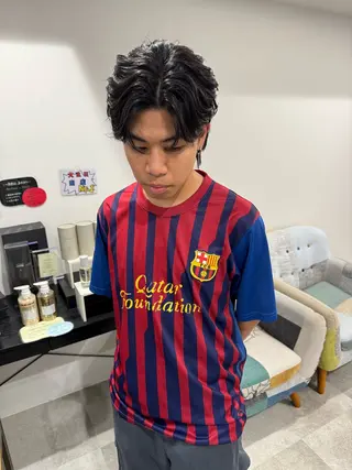 メンズ 大名/透明感カラー/ 中明度カラー/徹平のヘアスタイル