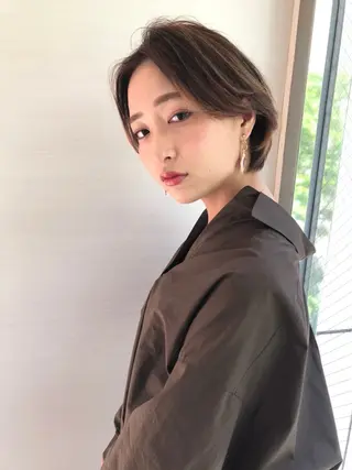 ショート カラー 野田 聖輝のヘアスタイル