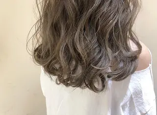 セミロング カラー ヘアアレンジ 店長/ 加藤 流菜のヘアスタイル