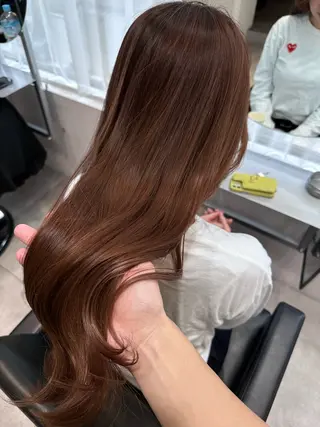 ロング 韓国ヘア/ワンホン ちひろのヘアスタイル