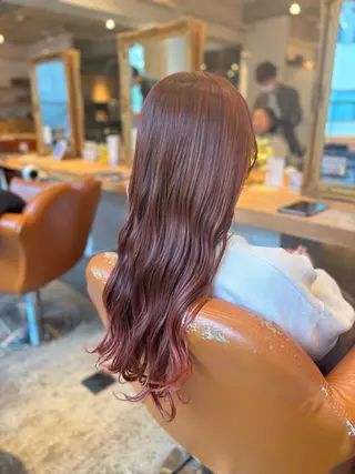 カラー 髪質改善カラー ベージュ🤎YUMEのヘアスタイル