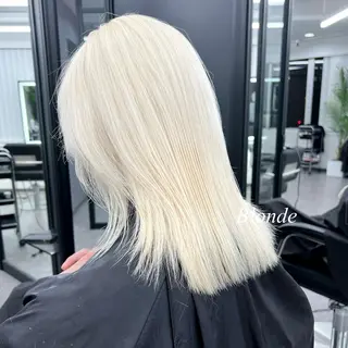 ミディアム カラー シールエクステ特化 ハイトーン、NANAのヘアスタイル