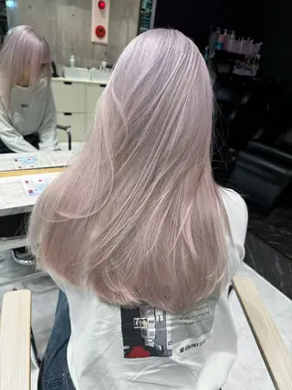 ロング カラー ハイトーンレイヤー 🦋🌷Shuriのヘアスタイル