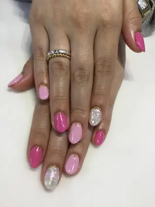 ネイル 💎🐰 saki. m 🐰💎のネイルデザイン