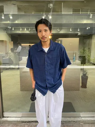 ショート パーマ メンズ 吉田一輝 外国人パーマのヘアスタイル