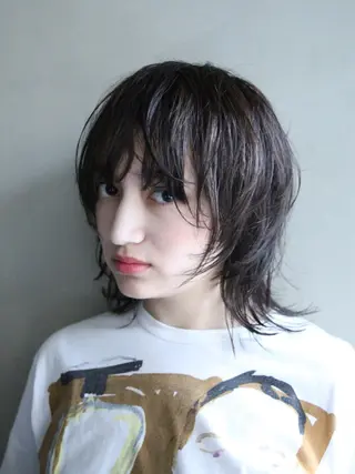 ミディアム カラー 白髪ぼかし/ショート 特化🌟サトウユキのヘアスタイル