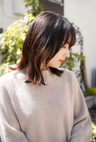 ミディアム ✂️髪質改善美髪矯正 KOTA⭐️のヘアスタイル