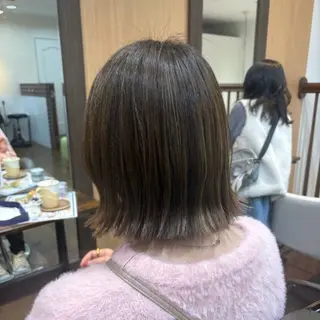 ショート MOLLASALON 浅香山店所属・髪質改善カラー 縮毛矯正🤍辻桃加のヘアスタイル