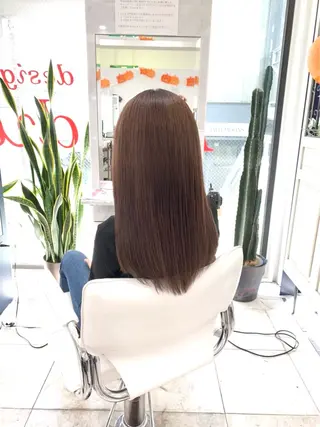 ロング 外崎 美柚のヘアスタイル