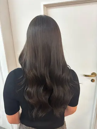 ロング 🤍Nozomi/ オリーブカラー🌿のヘアスタイル