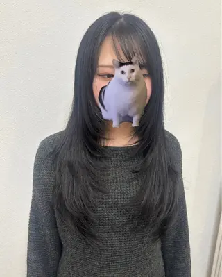 ロング カラー ﾖｼﾀﾞ ﾕｶのヘアスタイル