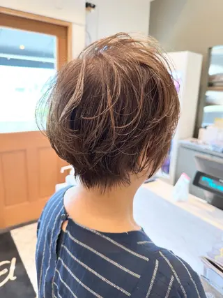 ショート 似合わせスタイル 岡田勇哉のヘアスタイル