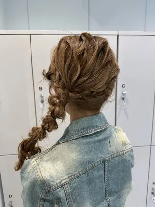 ロング ヘアアレンジ なりた るいのヘアスタイル