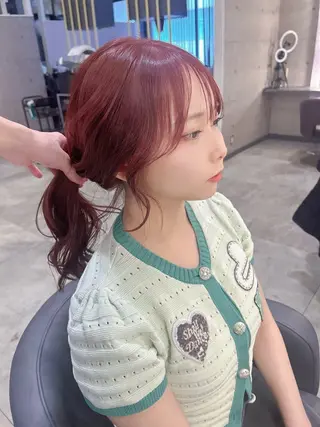 ミディアム 髪質改善 Noe心斎橋店のヘアスタイル