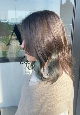 カラー Agu hair lang屋島店所属・大林　恵理 【Agu 屋島】のヘアスタイル