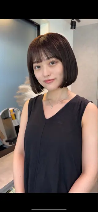 ショート カラー Qin shaire salon 原宿所属・🌿パーマ/ボブ/ レイヤー/Mikiのヘアスタイル