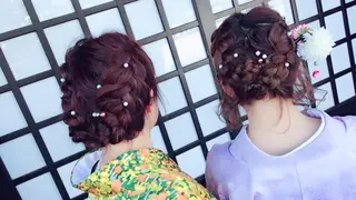 ヘアアレンジ 中原 梨沙のヘアスタイル