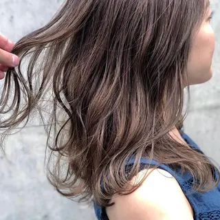 ミディアム カラー 似合わせ専門美容師 なかじまのヘアスタイル