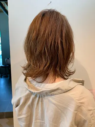 ミディアム カラー ROUTE ルートのヘアスタイル