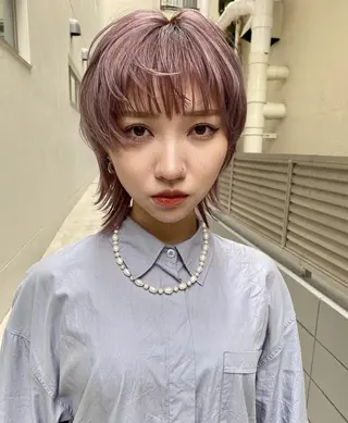 ショート LORE福岡天神 韓国/ブリーチのヘアスタイル