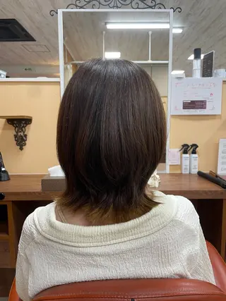 ミディアム abox所属・konpe mizukiのヘアスタイル