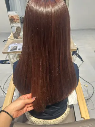 ロング 韓国ヘア ‎⟡.·KANA🐥のヘアスタイル