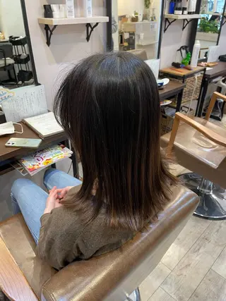 ミディアム hair MILE.所属・ゆうだい モデル募集中のヘアスタイル