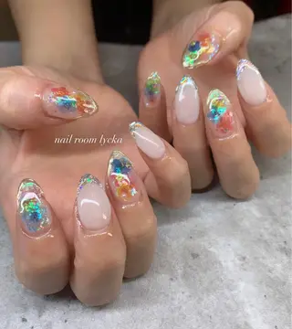 ネイル ﾈｲﾙﾙｰﾑﾘｯｶ 𝐦𝐚𝐲𝐮のネイルデザイン