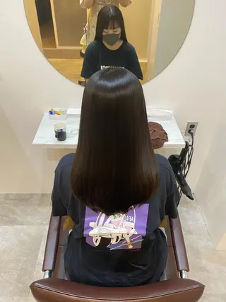 セミロング 【髪質改善　艶髪】 布川　莉穂のヘアスタイル