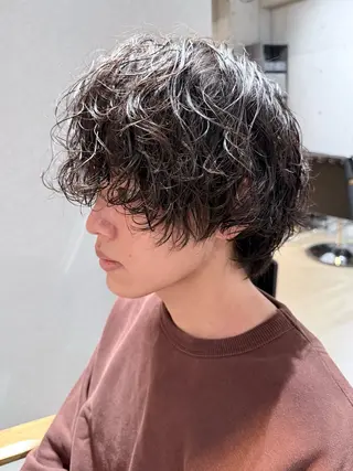 ミディアム メンズ 藤田 一遼のヘアスタイル