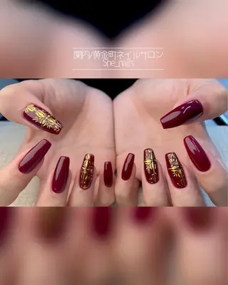 ネイル Blushオーナー Shiinaのネイルデザイン