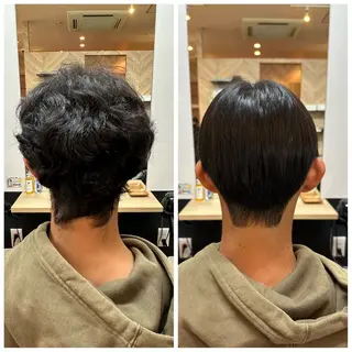 ショート メンズ TELAHAIR成田 マネージャー吉野美羽のヘアスタイル