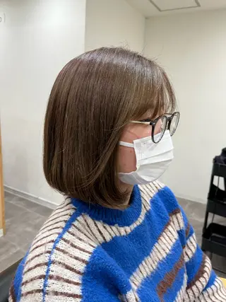 ミディアム カラー kakko所属・(kakko) ayumiのヘアスタイル