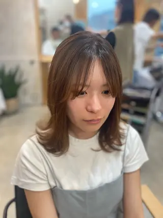 ミディアム カラー 🫧柔らか美髪🫧 髪質改善/yukiのヘアスタイル