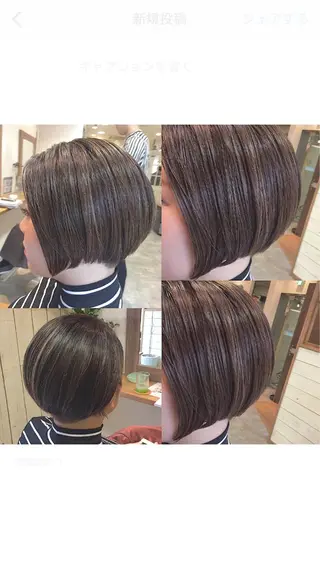 ショート カラー hair salon Ranun髪質改善のヘアスタイル