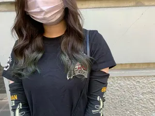 セミロング カラー ヘアアレンジ 髪質改善&Spa fee by carrefour 大橋店[フィー・バイ・カルフール大橋]所属・stylist Yukieのヘアスタイル