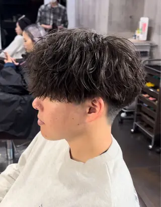 パーマ メンズ 🪮メンズパーマ🪮 池田雅侑のヘアスタイル