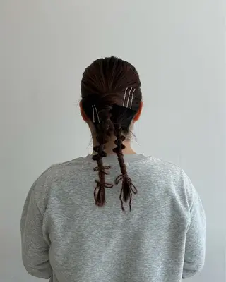 ロング ヘアアレンジ 木村 咲良のヘアスタイル